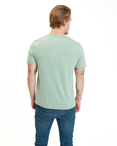 Triblend Short Sleeve V-Neck Tee Mens Tops Tshirt Short Threads 4 Thought 