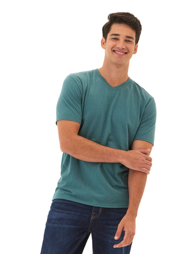 Triblend V-Neck Tee Mens Tops Tshirt Short Threads 4 Thought