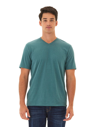 Triblend V-Neck Tee Mens Tops Tshirt Short Threads 4 Thought