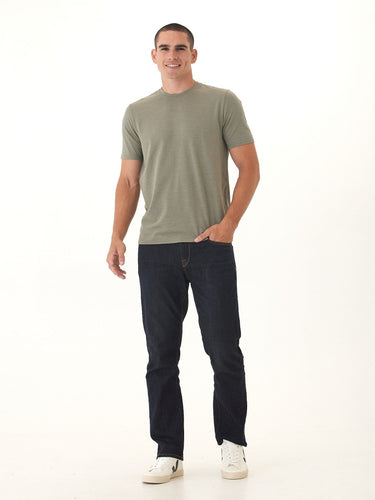 Triblend Crew Neck Tee Mens Tops Tshirt Short Threads 4 Thought 