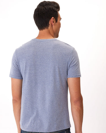 blue mens tops