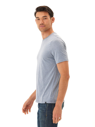 Triblend Crew Neck Tee Mens Tops Tshirt Short Threads 4 Thought 