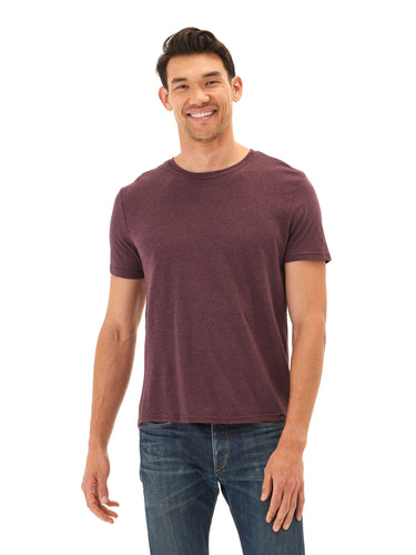 Triblend Crew Neck Tee Mens Tops Tshirt Short Threads 4 Thought