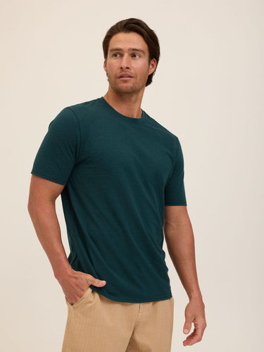 Triblend Crew Neck Tee Mens Tops Tshirt Short Threads 4 Thought 