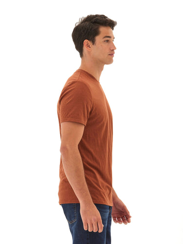 Triblend Crew Neck Tee Mens Tops Tshirt Short Threads 4 Thought