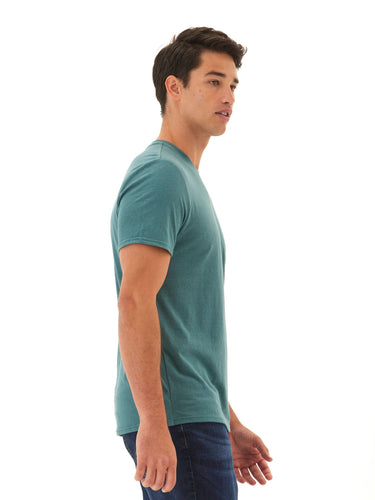 Triblend Crew Neck Tee Mens Tops Tshirt Short Threads 4 Thought 