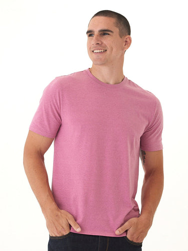 Triblend Crew Neck Tee Mens Tops Tshirt Short Threads 4 Thought 
