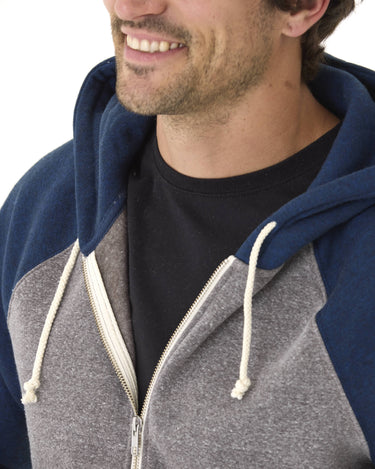 Malibu Zip Front Hoodie Mens Outerwear Sweatshirt Threads 4 Thought 