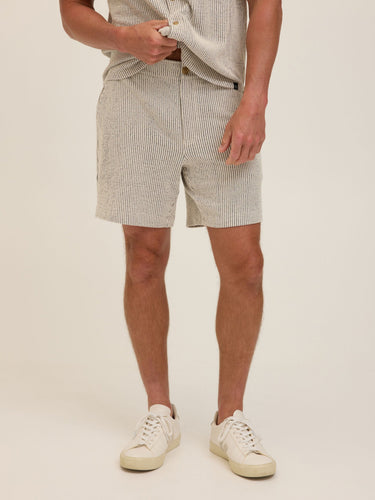 Dylan Tonal Stretch Seersucker Short Mens Bottoms Short Threads 4 Thought 