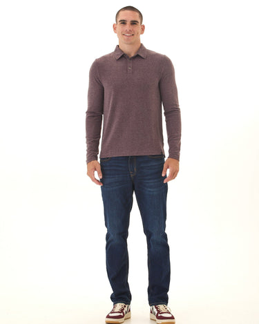 Henrique Sweater Knit Long Sleeve Polo Threads 4 Thought 