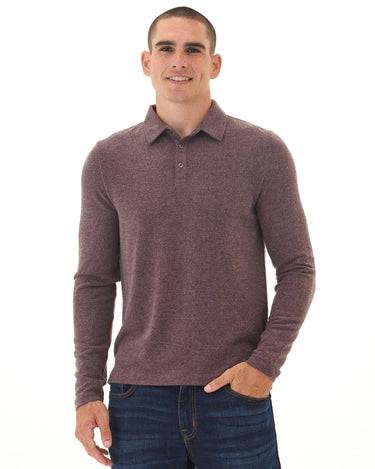 Henrique Sweater Knit Long Sleeve Polo Threads 4 Thought 