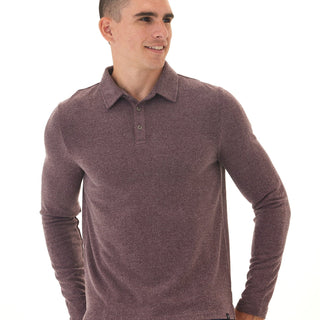 Henrique Sweater Knit Long Sleeve Polo Threads 4 Thought 