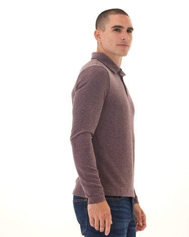 Henrique Sweater Knit Long Sleeve Polo Threads 4 Thought 