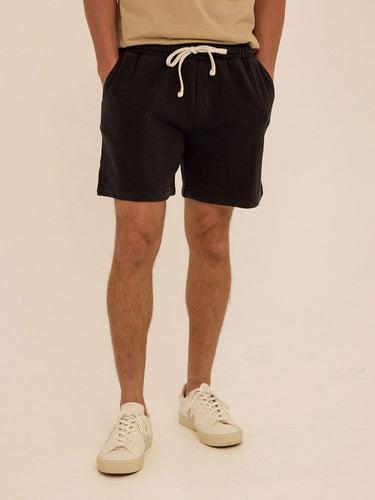 Braylon Mineral Wash Cotton Blend Terry Short Mens Bottoms Short Threads 4 Thought 