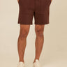 Jaxson Peached Stretch Knit Short Threads 4 Thought 