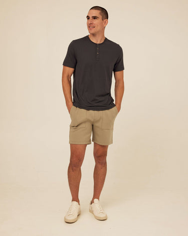 Jaxson Peached Stretch Knit Short Threads 4 Thought 