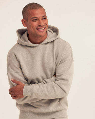 Marcel Triblend Fleece Oversized Hoodie Mens Outerwear Sweatshirt Threads 4 Thought 