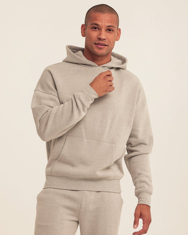 Marcel Triblend Fleece Oversized Hoodie Mens Outerwear Sweatshirt Threads 4 Thought 