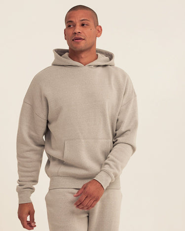 Marcel Triblend Fleece Oversized Hoodie Mens Outerwear Sweatshirt Threads 4 Thought 