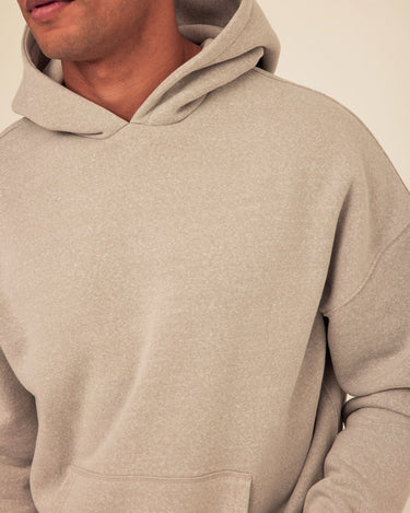 Marcel Triblend Fleece Oversized Hoodie Mens Outerwear Sweatshirt Threads 4 Thought 