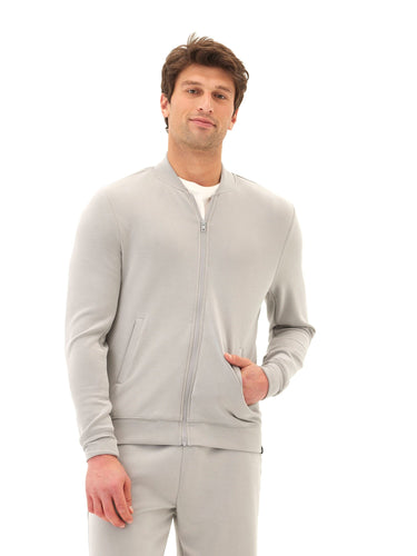 Bartow Sueded Modal Zip Jacket Mens Outerwear Sweatshirt Threads 4 Thought