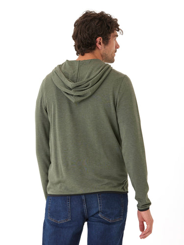 Khris 1/4 Zip Feather Fleece Hoodie Mens Outerwear Sweatshirt Threads 4 Thought 