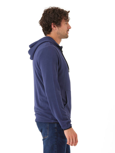 Khris 1/4 Zip Feather Fleece Hoodie Mens Outerwear Sweatshirt Threads 4 Thought 