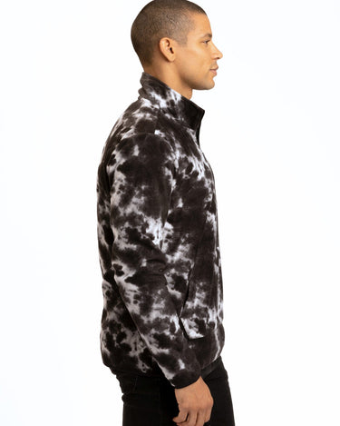 Pershing Atomic Tie Dye Half-Zip Mens Outerwear Sweatshirt Threads 4 Thought 