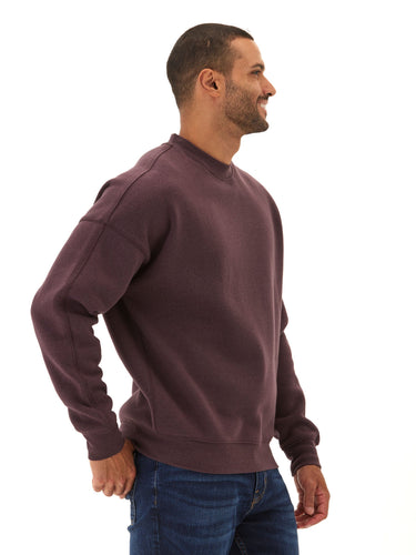 Rudy Triblend Fleece Drop Shoulder Sweatshirt Mens Outerwear Sweatshirt Threads 4 Thought 