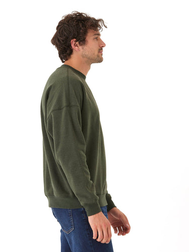 Rudy Triblend Fleece Drop Shoulder Sweatshirt Mens Outerwear Sweatshirt Threads 4 Thought 