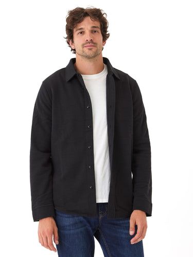 Mika Triblend Fleece Button Down Mens Outerwear Sweatshirt Threads 4 Thought 