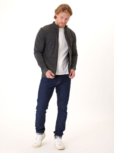 Brandon Triblend Fleece Full Zip Jacket Mens Outerwear Sweatshirt Threads 4 Thought 