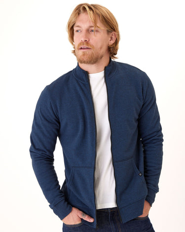 Brandon Triblend Fleece Full Zip Jacket Mens Outerwear Sweatshirt Threads 4 Thought 