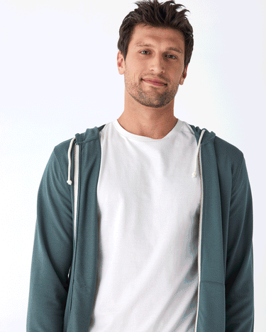 Nathan Modal Terry Full-Zip Hoodie – Threads Thought