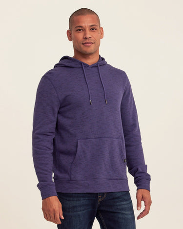 Nico Striped Terry Pullover Hoodie Mens Outerwear Sweatshirt Threads 4 Thought 