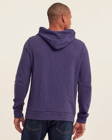 Nico Striped Terry Pullover Hoodie Mens Outerwear Sweatshirt Threads 4 Thought 