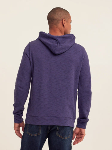 Nico Striped Terry Pullover Hoodie Mens Outerwear Sweatshirt Threads 4 Thought 