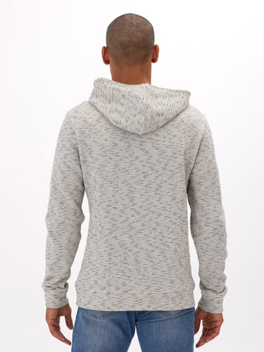 Nico Striped Terry Pullover Hoodie Mens Outerwear Sweatshirt Threads 4 Thought 