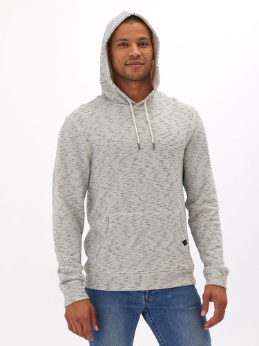 Nico Striped Terry Pullover Hoodie Mens Outerwear Sweatshirt Threads 4 Thought 