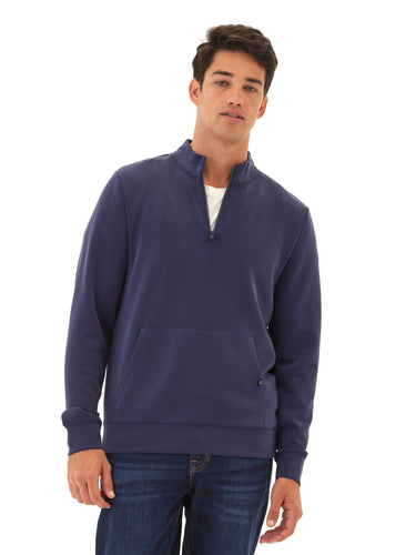 Trevor Peached Modal 1/2 Zip Mens Outerwear Sweatshirt Threads 4 Thought