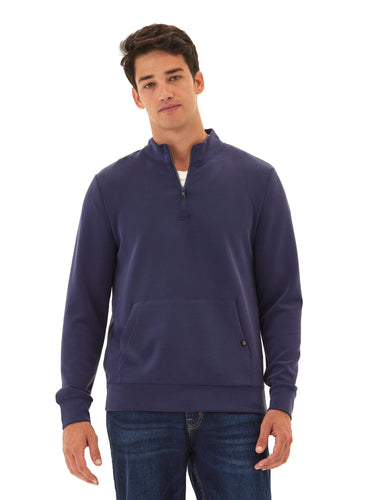 Trevor Peached Modal 1/2 Zip Mens Outerwear Sweatshirt Threads 4 Thought