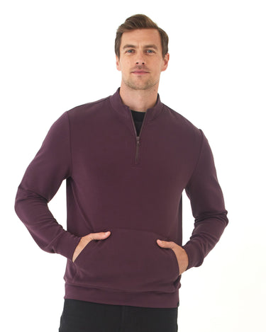 Trevor Peached Modal Half Zip Threads 4 Thought 