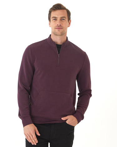 Trevor Peached Modal Half Zip Threads 4 Thought 
