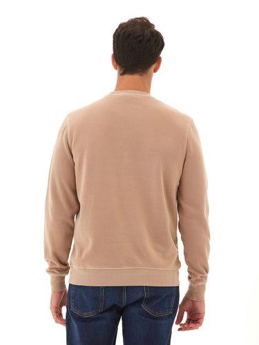 Mineral Wash Graphic Fleece Crew Mens Outerwear Sweatshirt Threads 4 Thought 