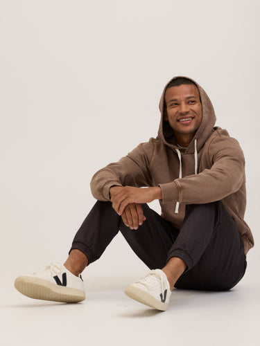 Everett Heavyweight Relaxed Pullover Hoodie Mens Outerwear Sweatshirt Threads 4 Thought 