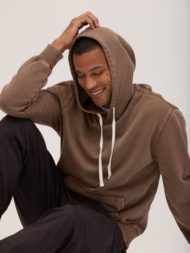 Everett Heavyweight Relaxed Pullover Hoodie Mens Outerwear Sweatshirt Threads 4 Thought 
