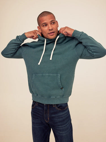 Everett Heavyweight Relaxed Pullover Hoodie Mens Outerwear Sweatshirt Threads 4 Thought 