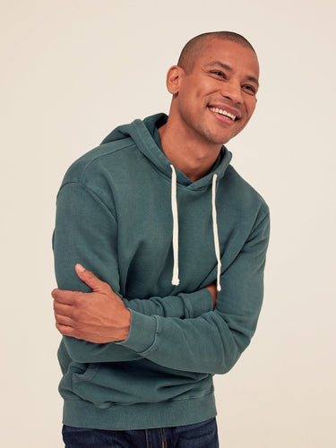 Everett Heavyweight Relaxed Pullover Hoodie Mens Outerwear Sweatshirt Threads 4 Thought 