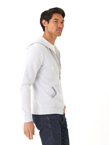 Jordyn Mineral Wash Fleece Full Zip Hoodie Mens Outerwear Sweatshirt Threads 4 Thought 