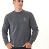 Mineral Wash Diamond Horizon Graphic Fleece Crewneck Threads 4 Thought 